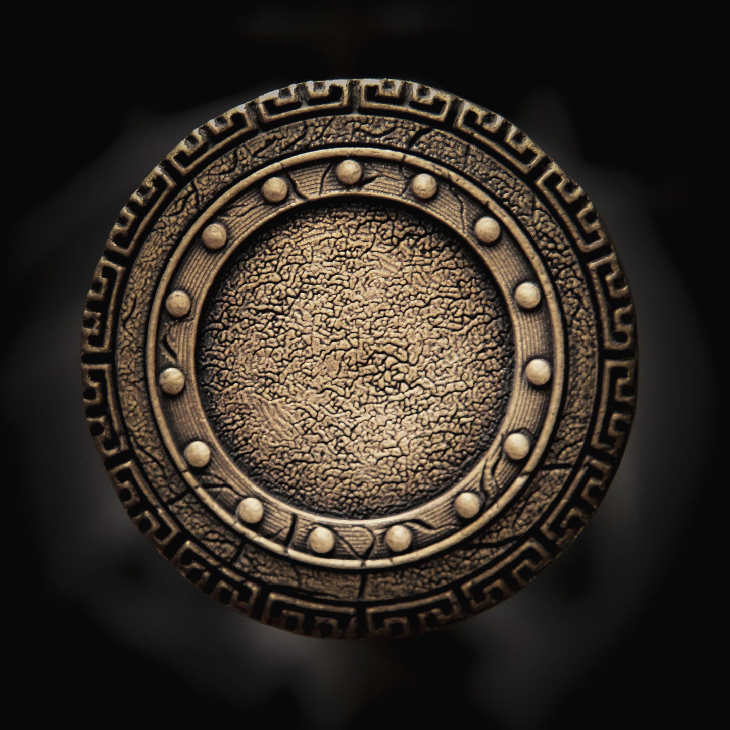 Spartan EDC Coin – Strength, Family, Courage
