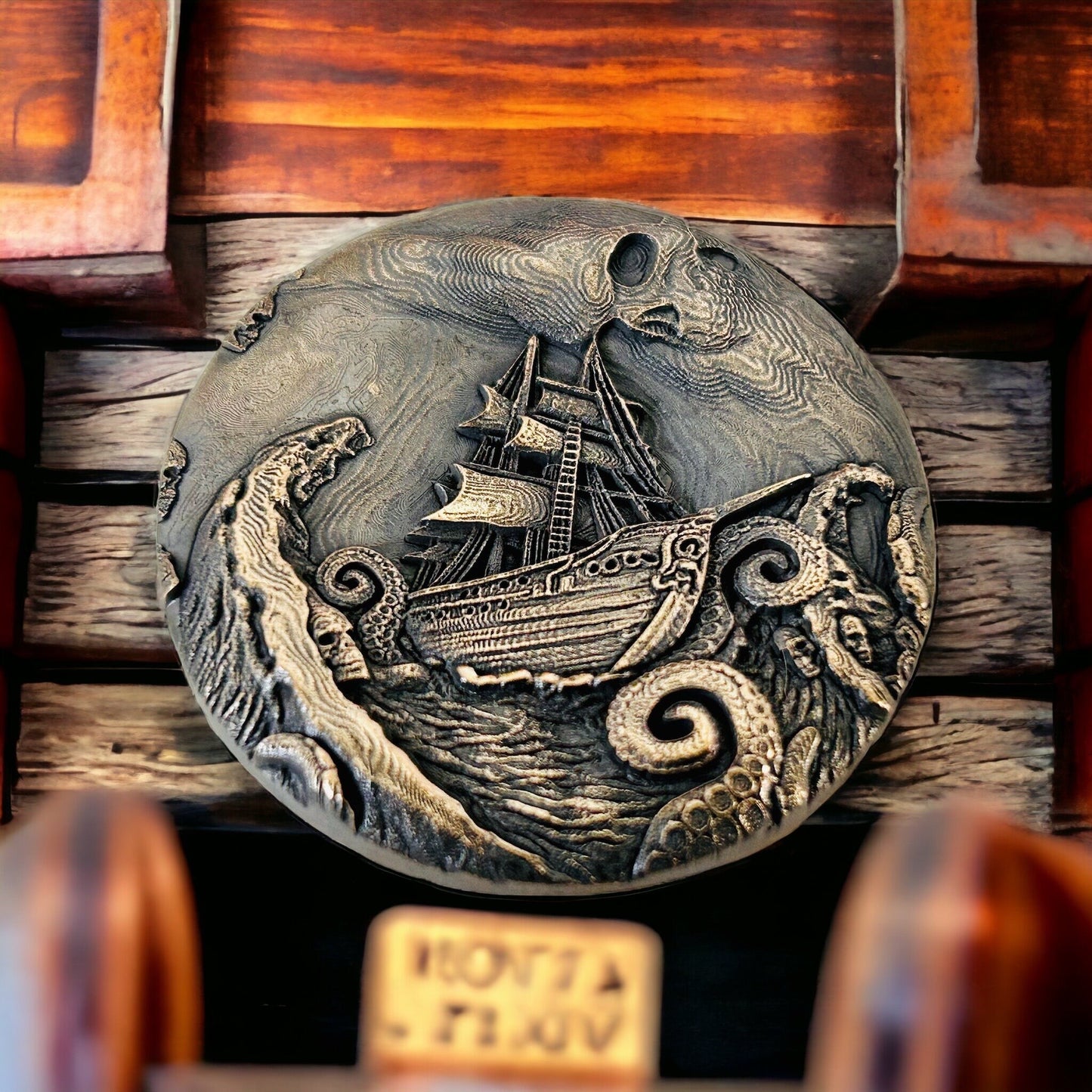 The End – Double-Sided Deep Relief Pirate Coin