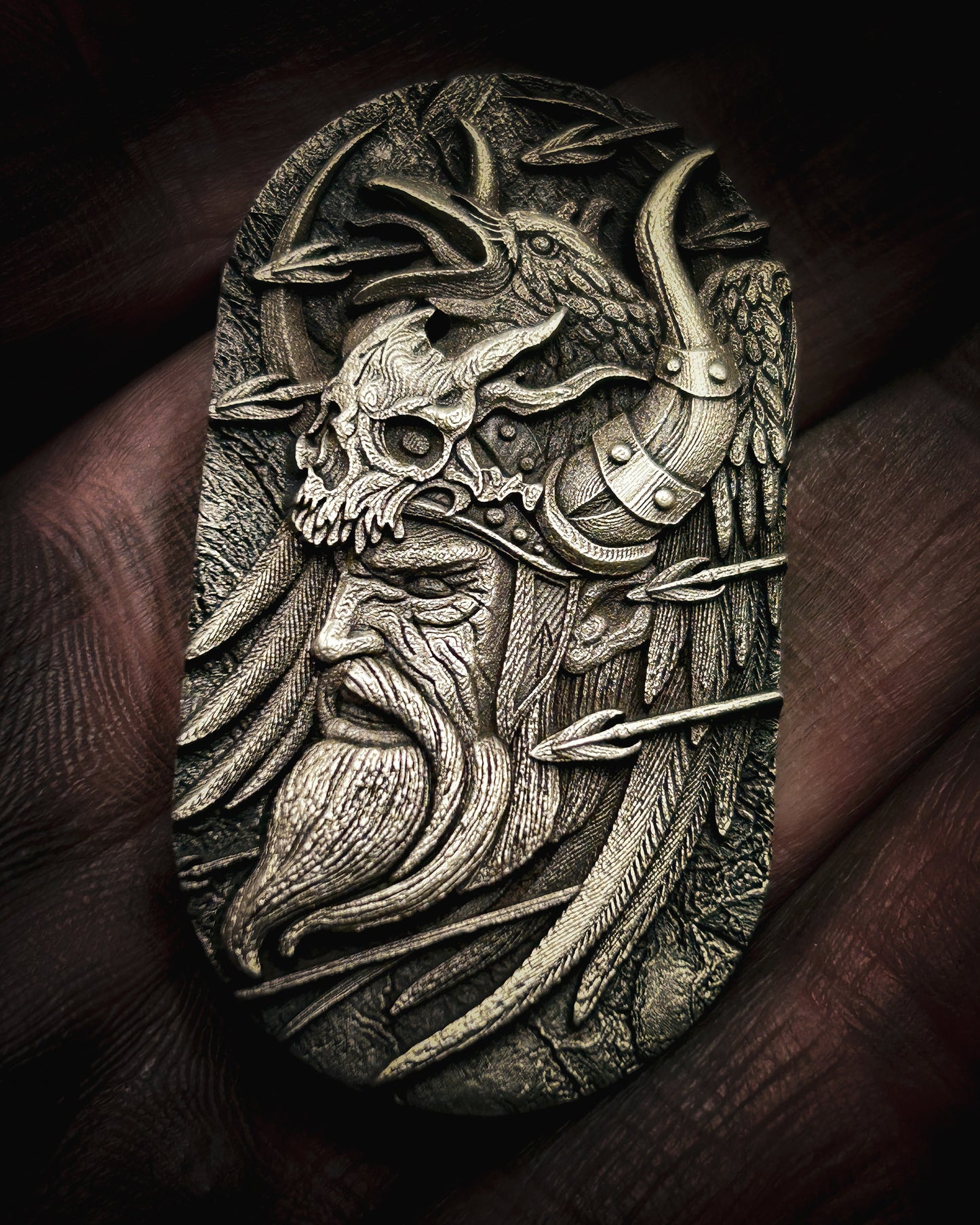 Viking Relic Fidget Pill – Double-Sided Magnetic EDC
