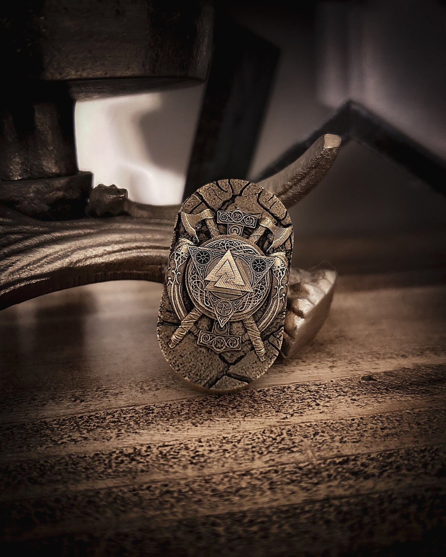 Viking Relic Fidget Pill – Double-Sided Magnetic EDC