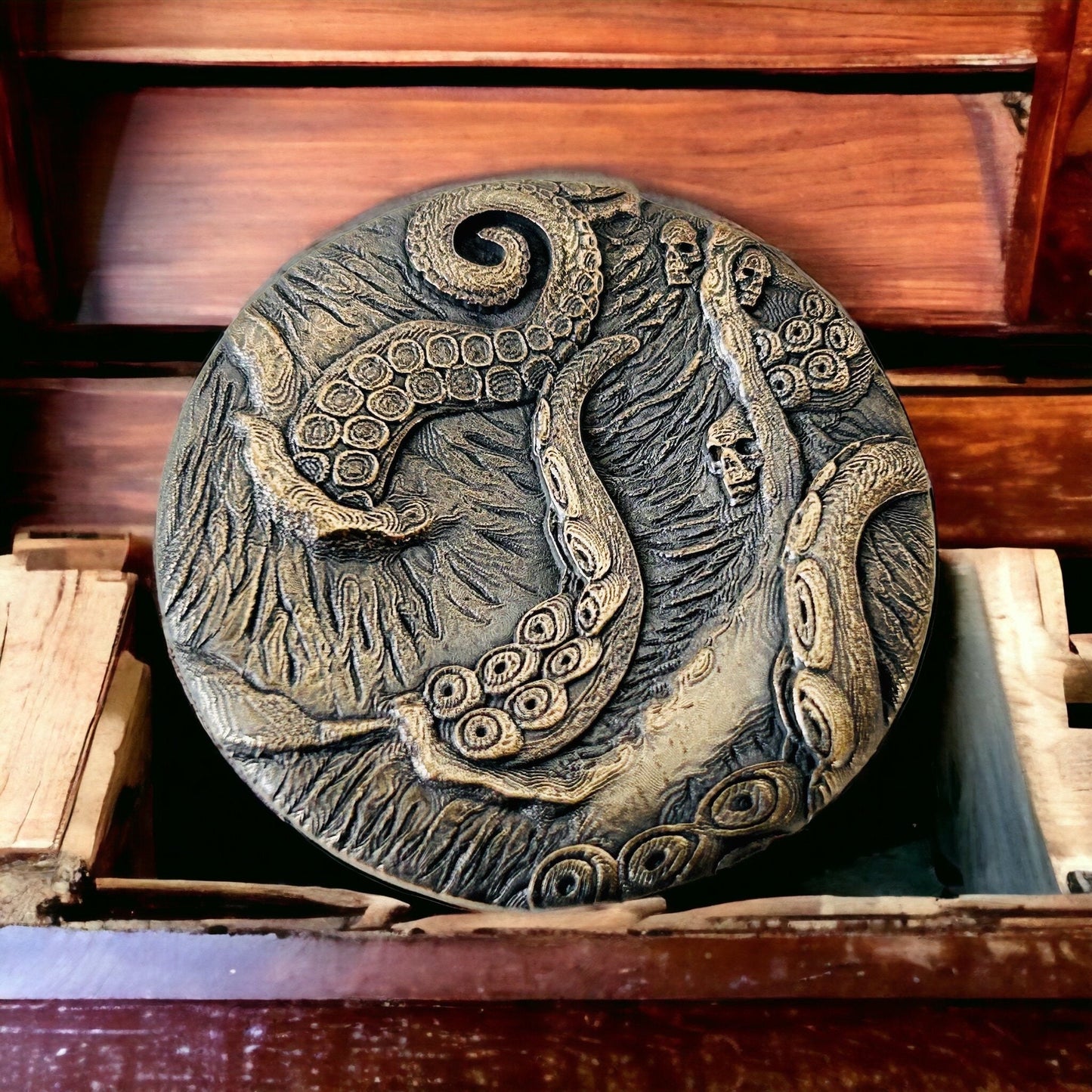 The End – Double-Sided Deep Relief Pirate Coin