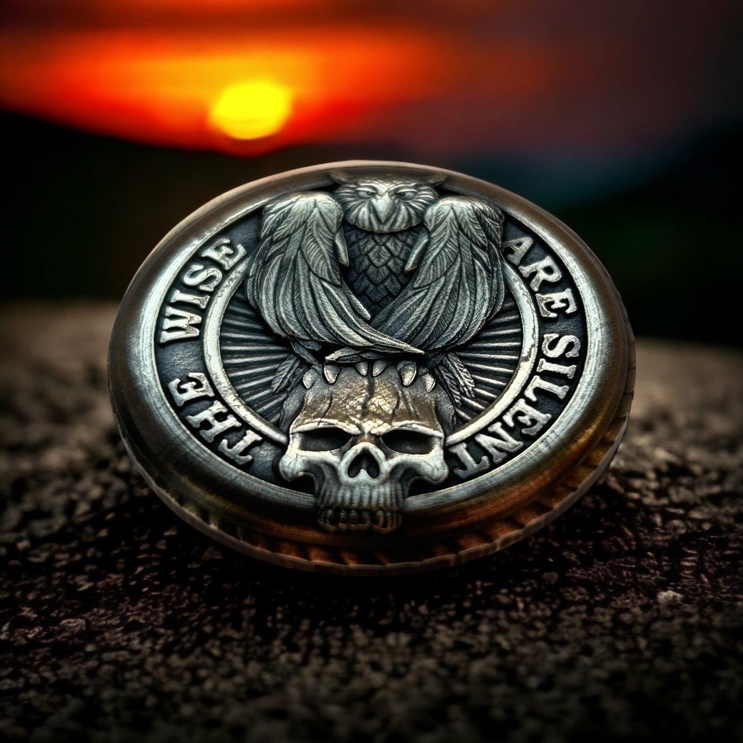 Freemasonry EDC worry coin