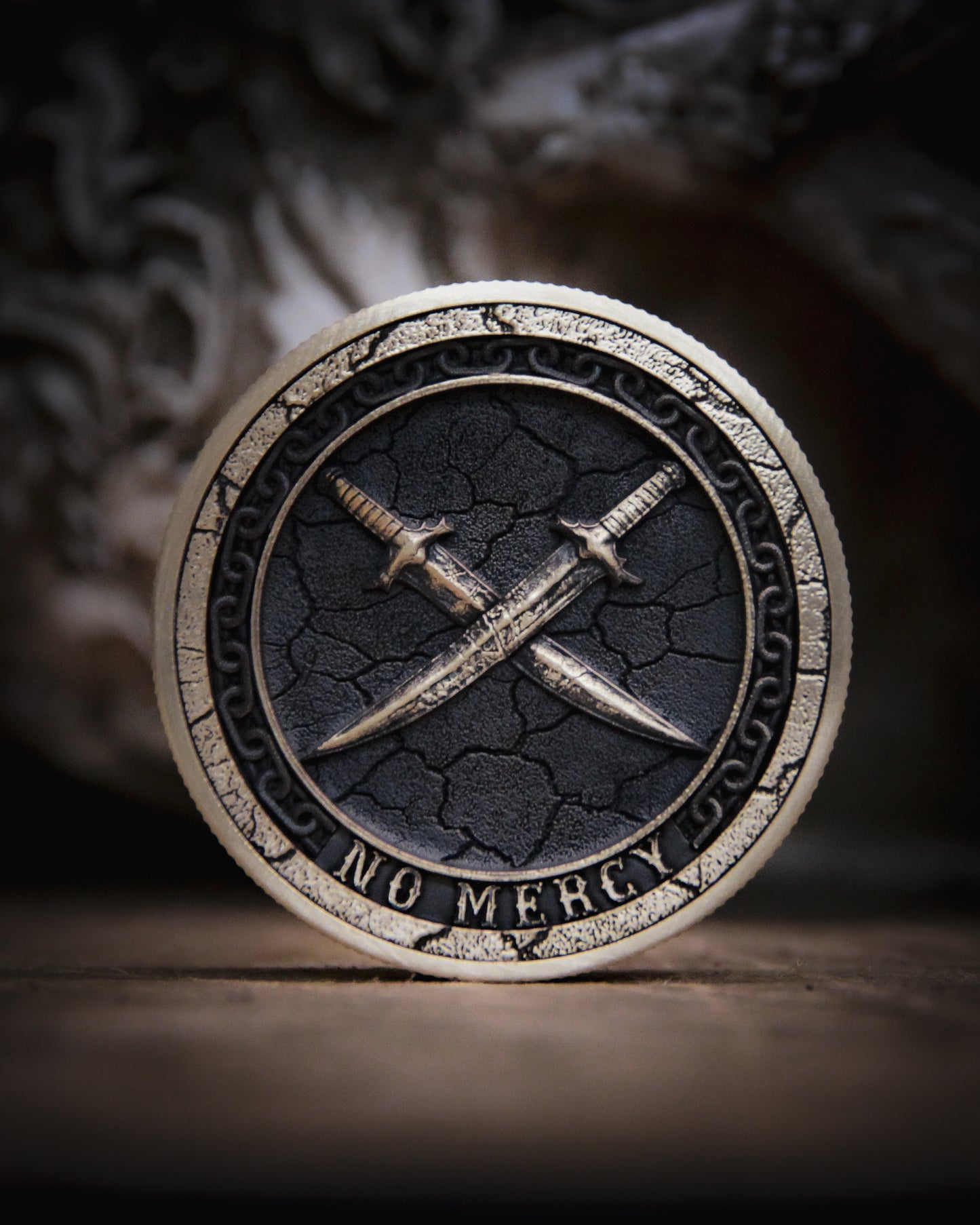 NO MERCY – Limited Brass EDC Coin (20 Made)