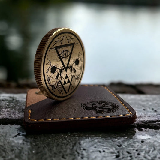 Triforce Skull coin
