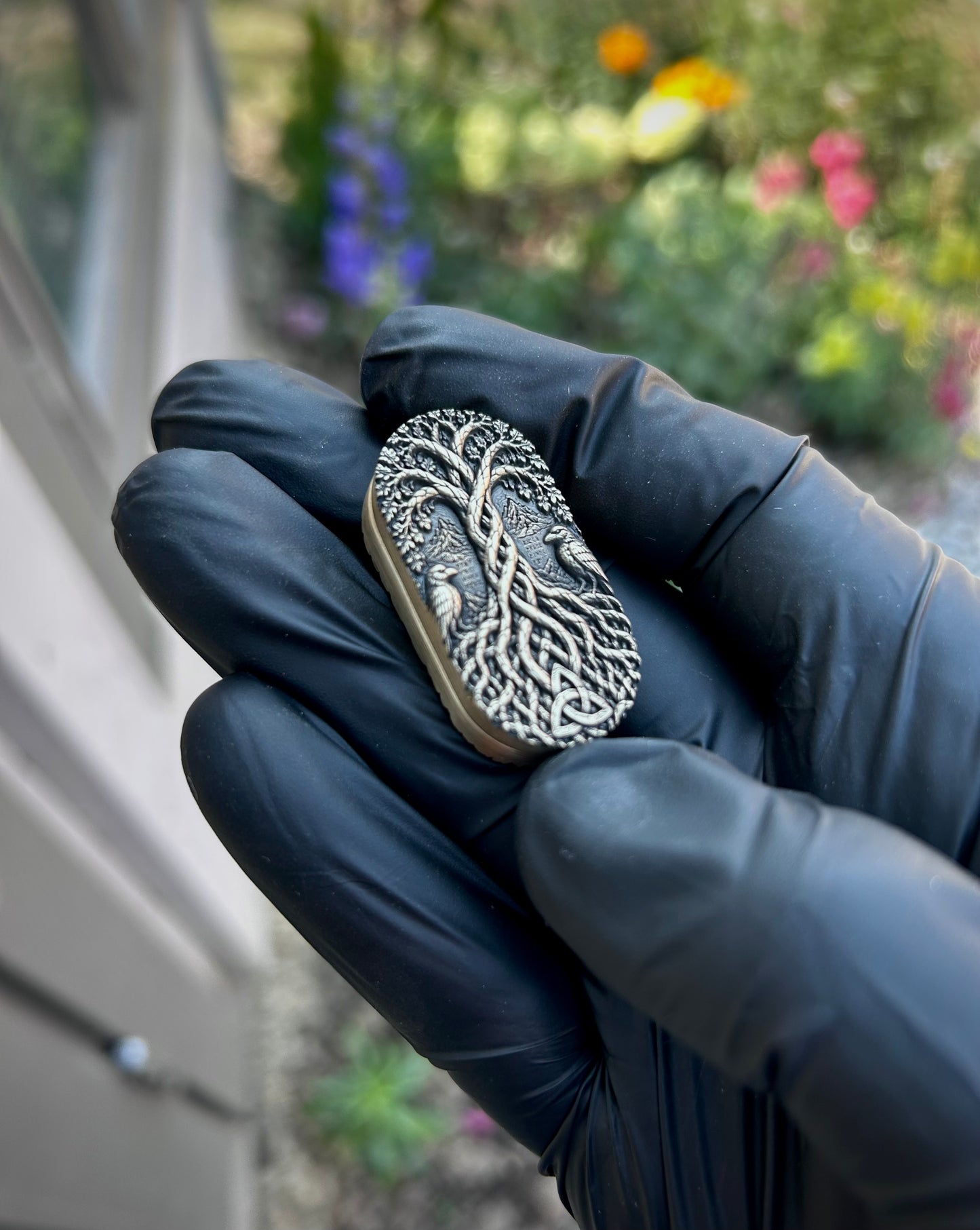 Yggdrasil Viking Magnetic Fidget Pill – Norse Tree of Life