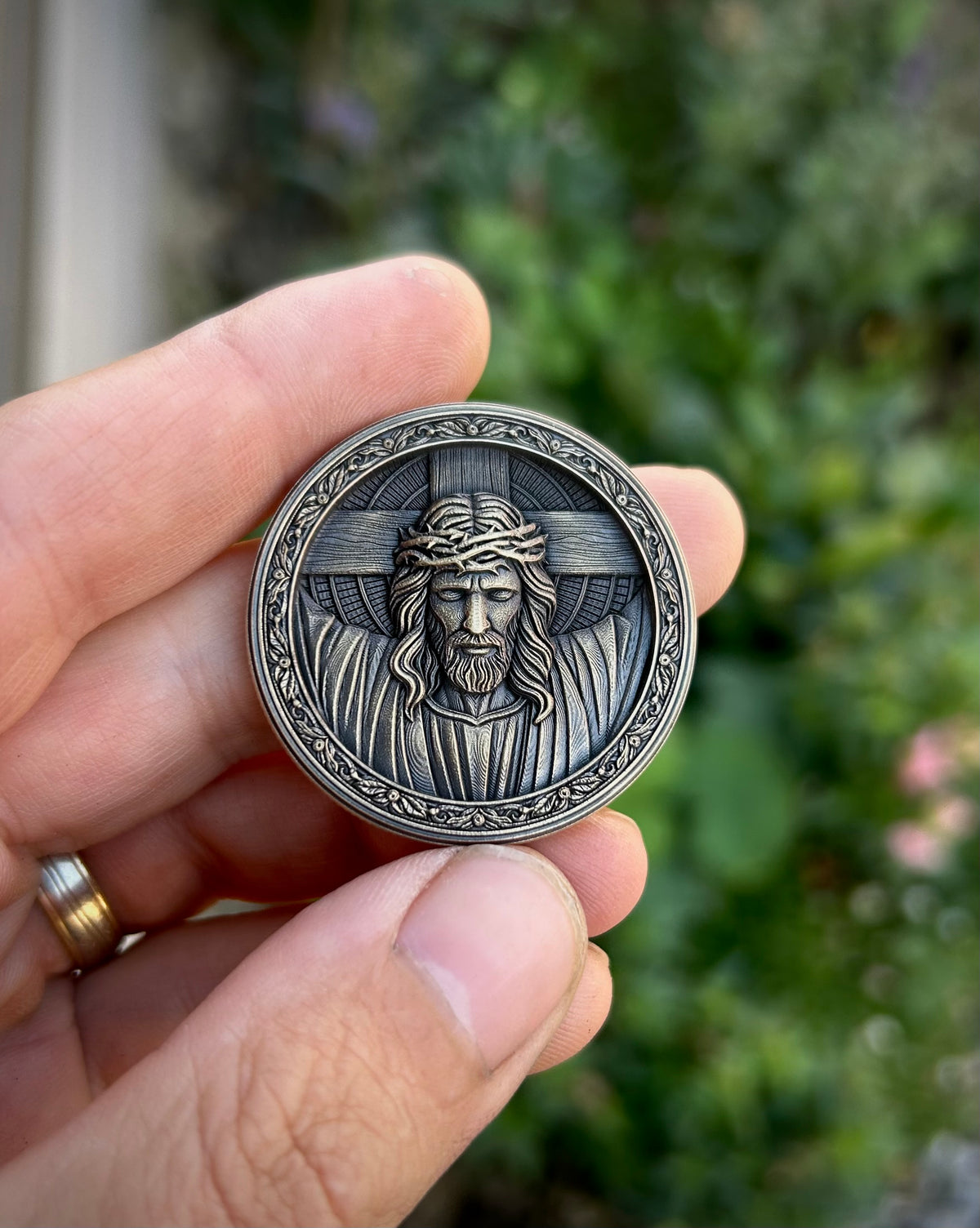 Psalm 91 Protection Coin – Jesus Christ
