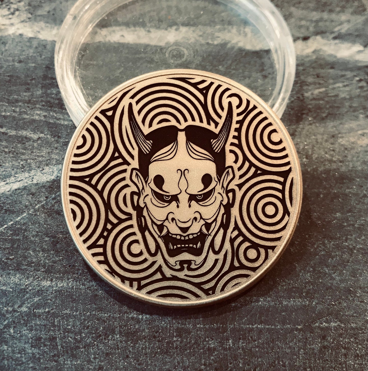 Japanese Oni Mask EDC Coin