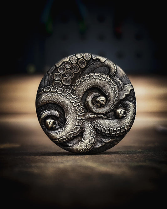 The End V2 – Double-Sided Solid Brass Pirate Coin