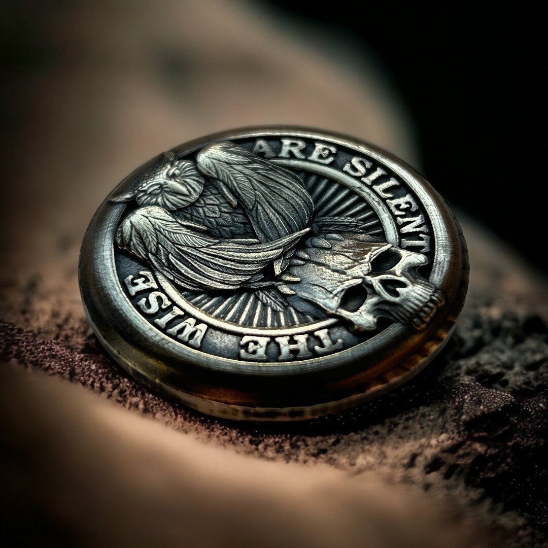 Freemasonry EDC worry coin