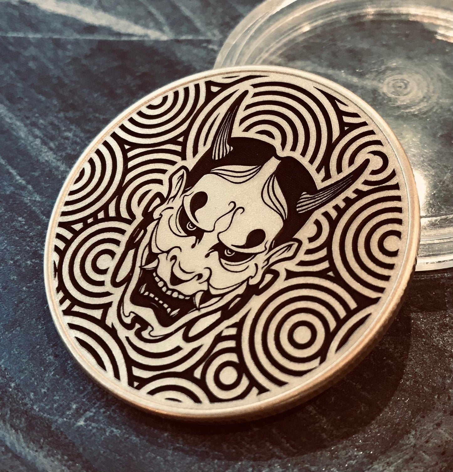 Japanese Oni Mask EDC Coin